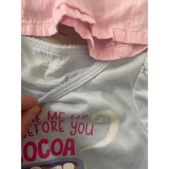 Carter's Girls 12 Month Clothing Bundle 14 pieces - Picture 8 of 8